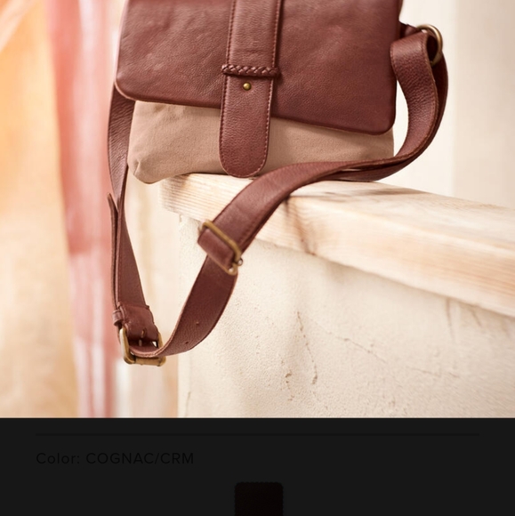 NWT Sundance Handcrafted Leather Sling Bag - Picture 5 of 6